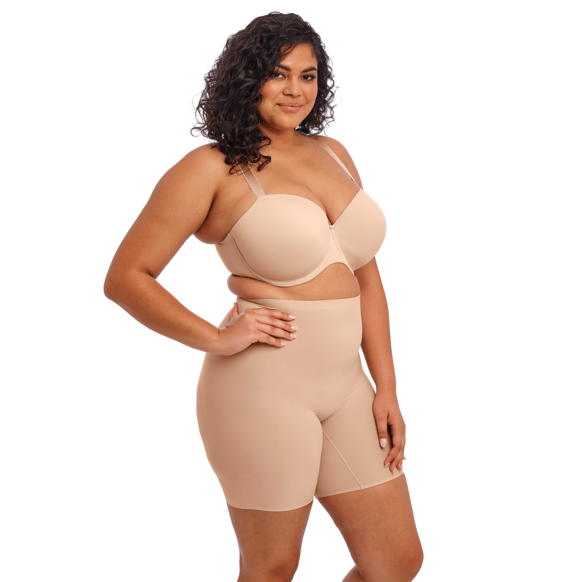 Fantasie Invisible Curve Comfort Plus-size shorts, beige - FL2314 - NAE - Natural Beige