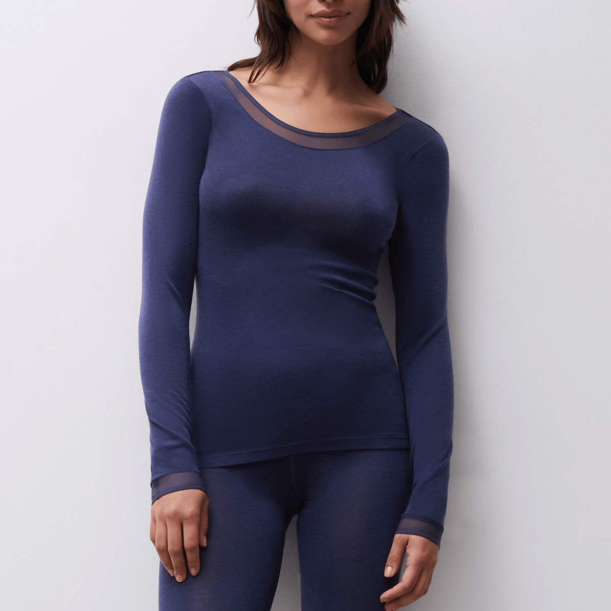 Femilet Juliana bluse, blå - FN1584 - 050 - Danube Blue