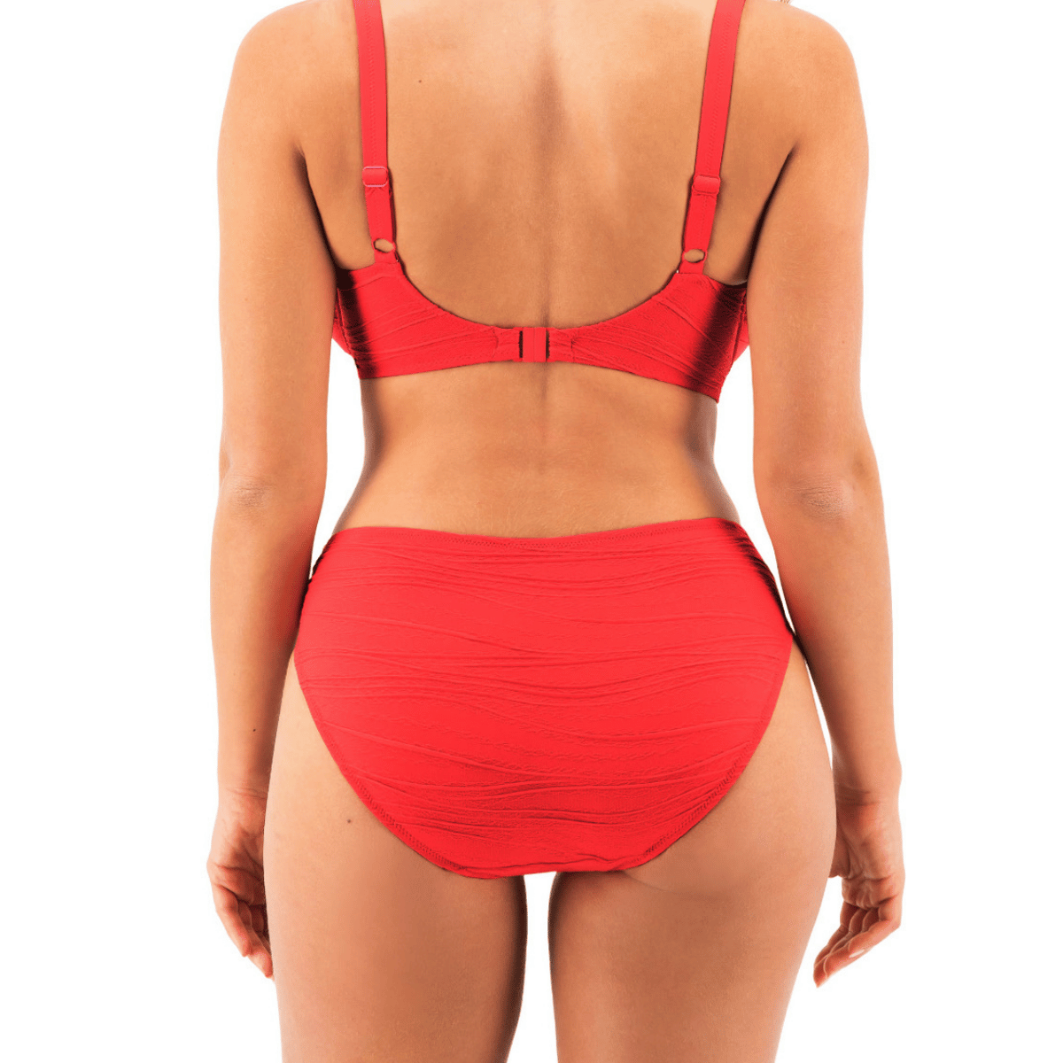Fantasie Beach Waves midi bikinitrusse, rød - FS502272 - MEI - Clementina