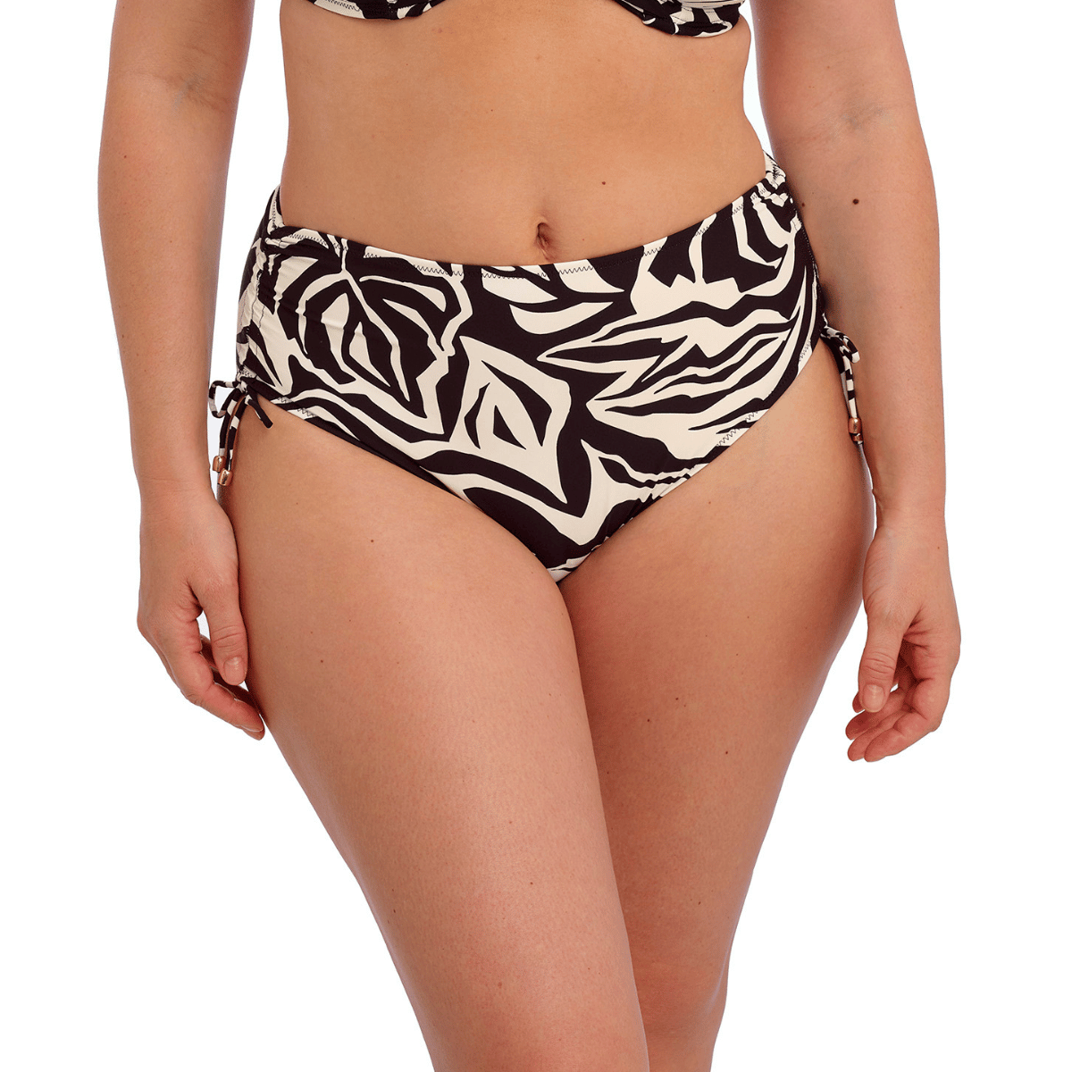 Fantasie Aruba Nights maxi bikinitrusse, multi - FS505378 - LAC - Black & Cream