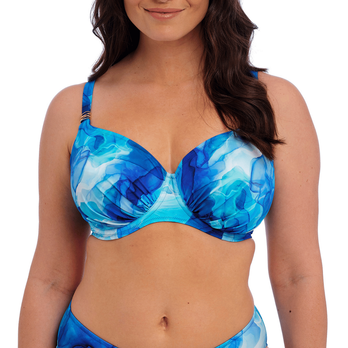 Fantasie Saunton Sands bikini top med bøjle, blå - FS506001 - DAZ - Dazzling Blue