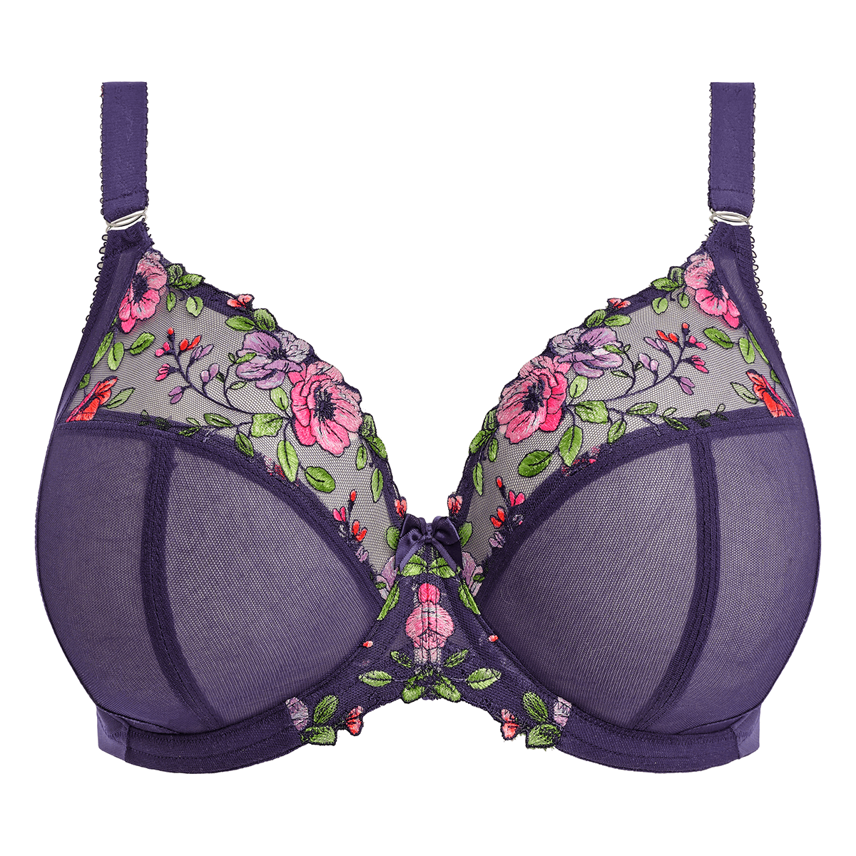 Elomi Himari plunge BH, blå - EL302102 - MIH - Midnight