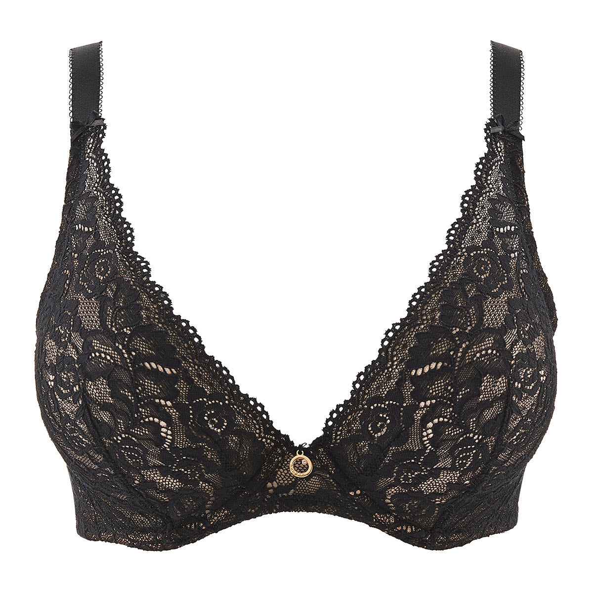 Aubade Roseessence trekant BH, sort - HK12 - NOIR - Black