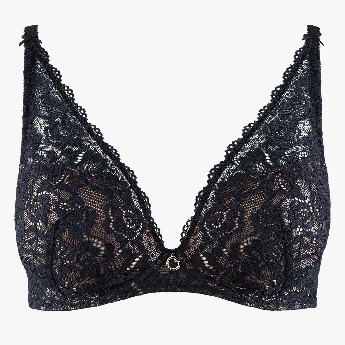 Aubade Roseessence plunge BH, sort - HK81 - NOIR - Black