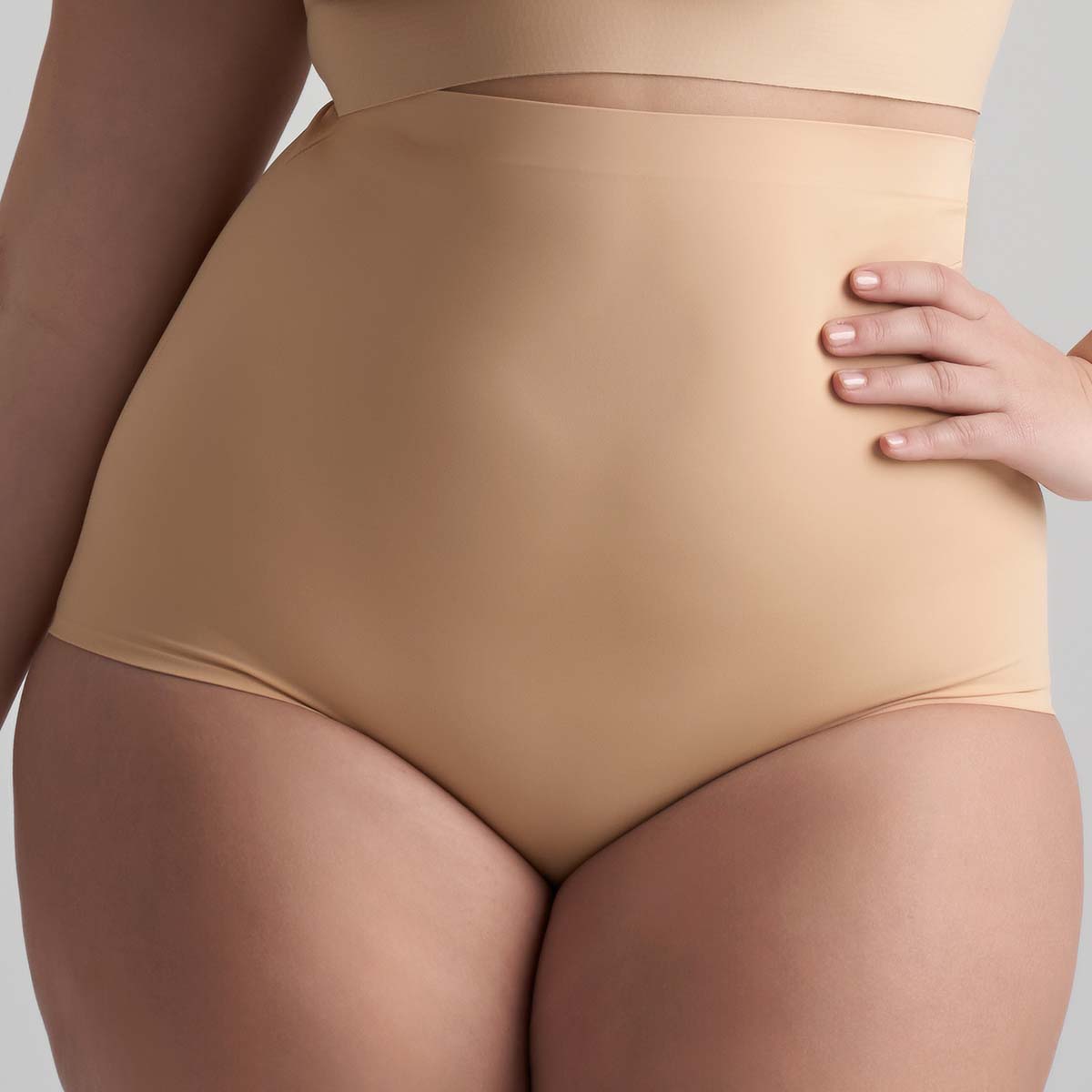 Bye Bra Invisible High Waist tai trusse, beige - INVHWB - Beige - Beige