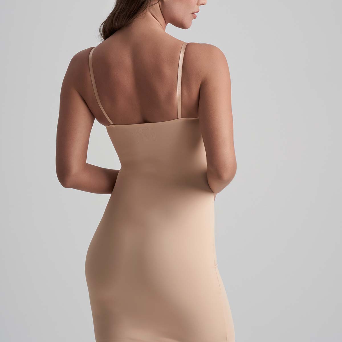 Bye Bra Invisible Singlet kjole, beige - INVDRS - Beige - Beige