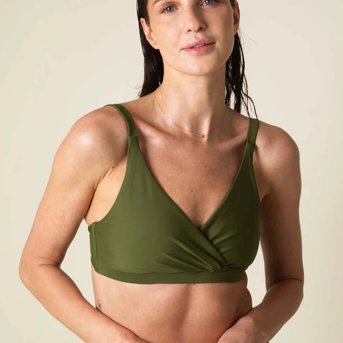 Copenhagen Cartel Istana bikini top uden bøjle, grøn - 17860 - MOS - Moss
