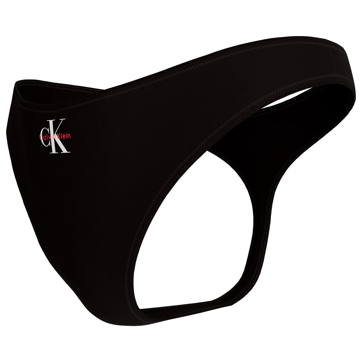 Calvin Klein Graphic Monogram tanga bikinitrusse, sort - LV00Q61226 - UB1 - Black