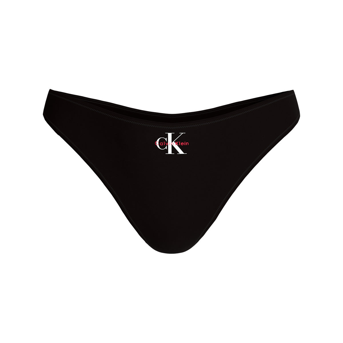 Calvin Klein Graphic Monogram tanga bikinitrusse, sort - LV00Q61226 - UB1 - Black