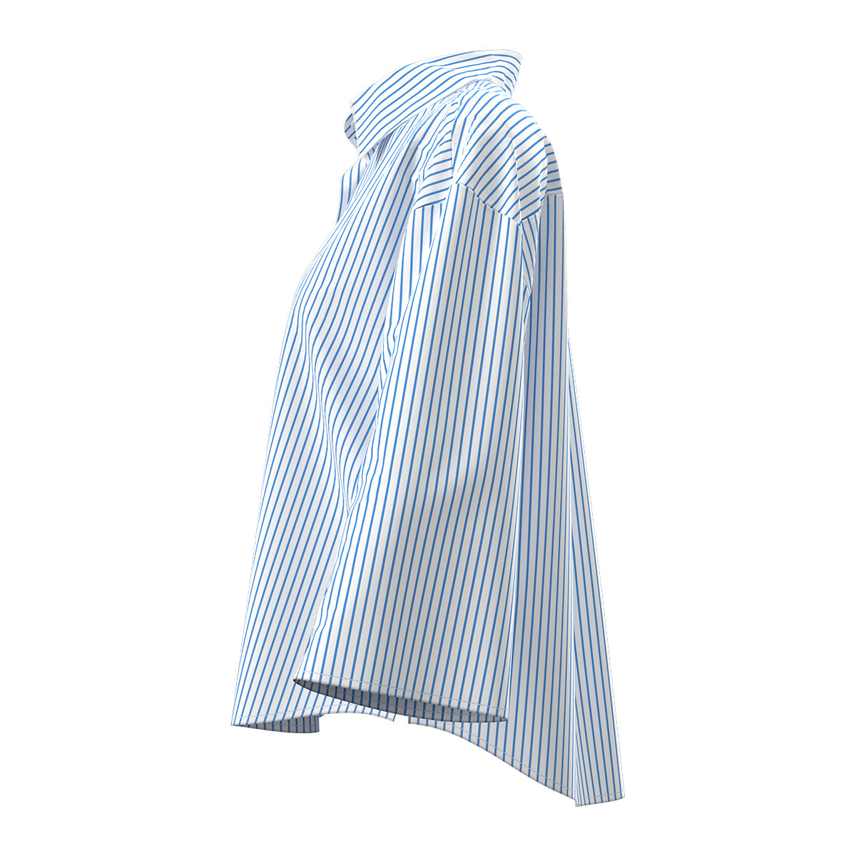 Calvin Klein natskjorte, blå - LV00QS7652 - 2NE - Sera Stripe Blue Descent