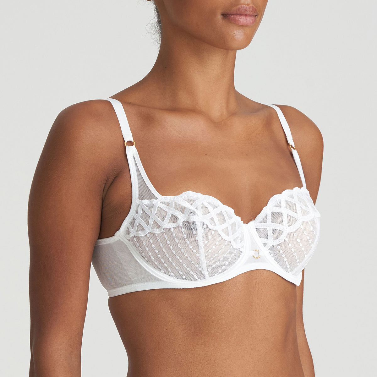 Marie Jo Jhana balconette BH, hvid - 0102793 - WIT - White