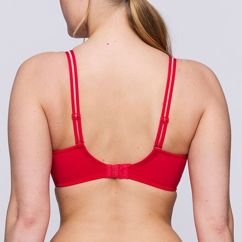 PrimaDonna Twist East End BH med bøjle, rød - 0141930 - TRR - True Red