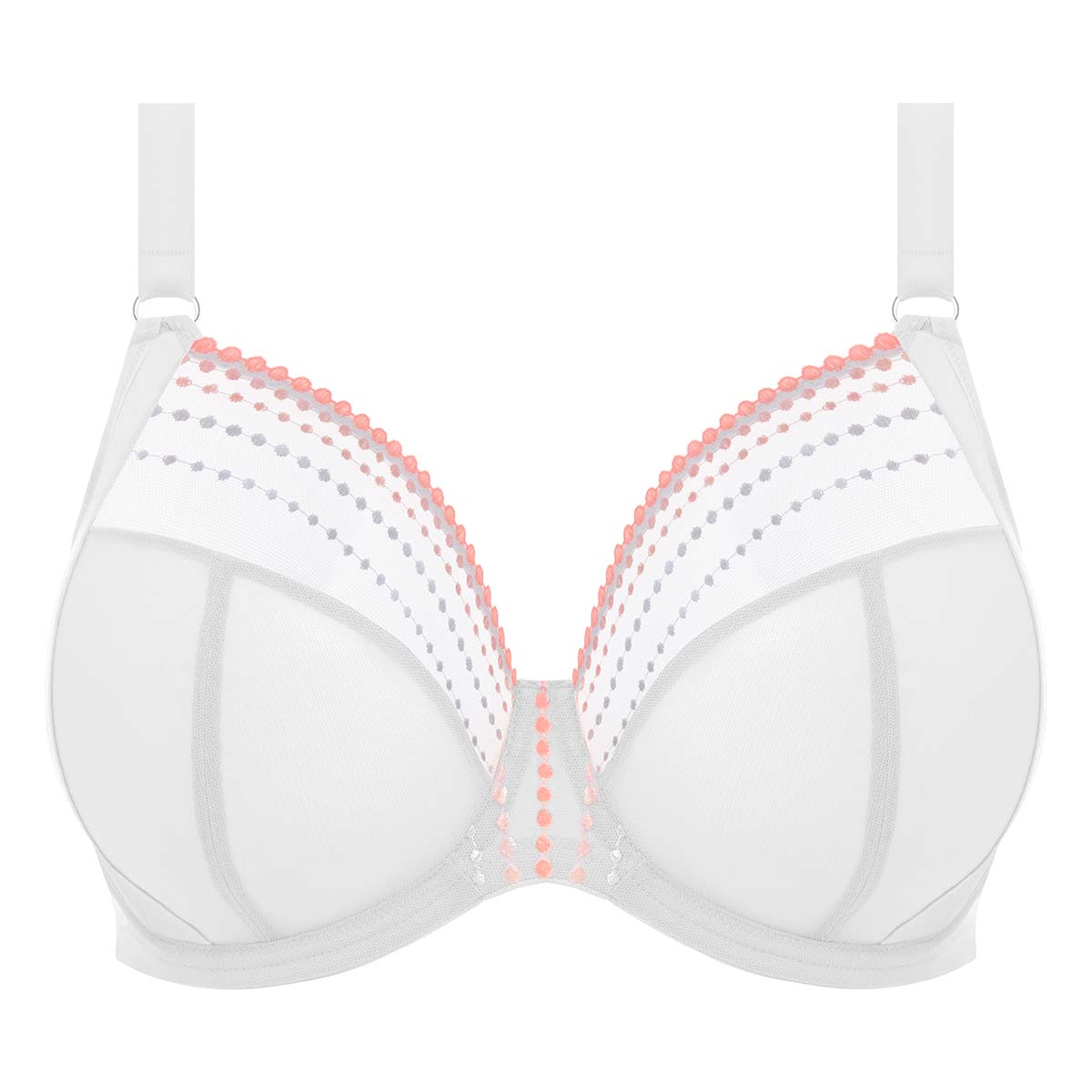 Elomi Matilda plunge BH, hvid - EL8900 - WHE - White