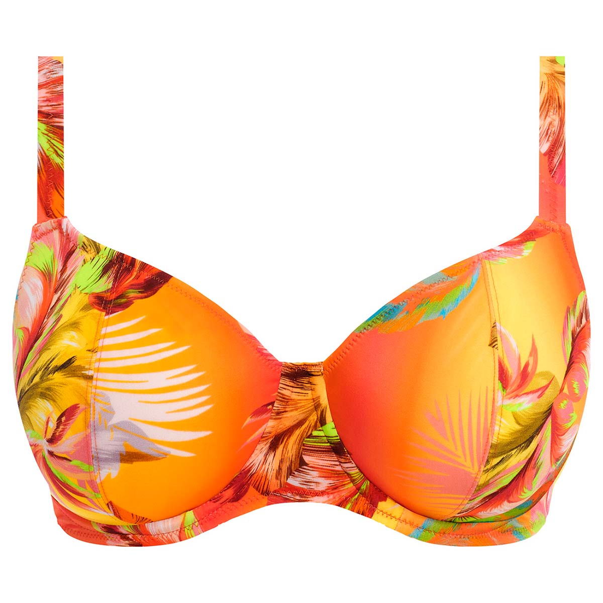 Freya Miami Sunset bikini top med bøjle, multi - AS204902 - PAP - Papaya