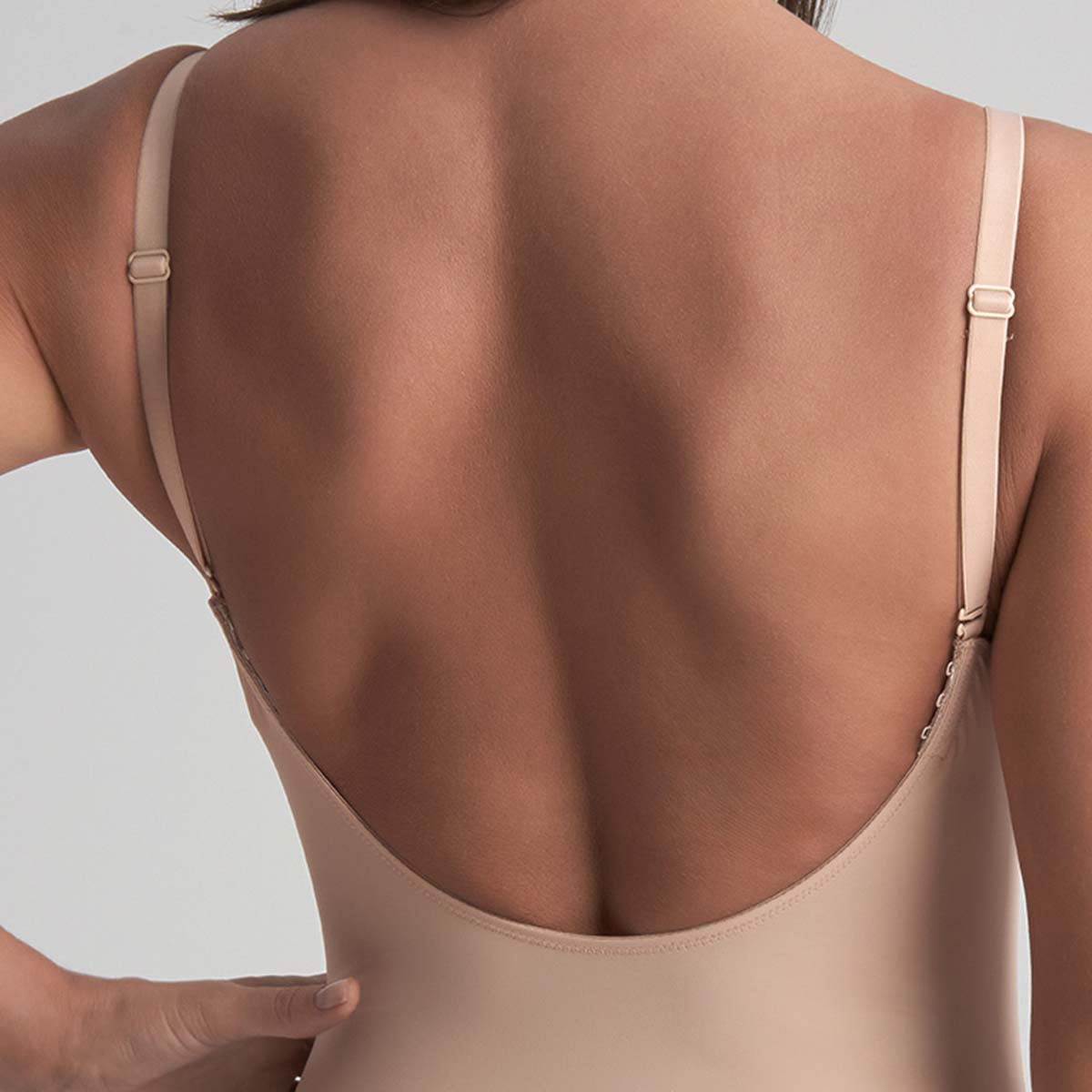 Bye Bra Sculpting Bodysuit bodystocking, beige - SCPBDVT - Beige - Beige