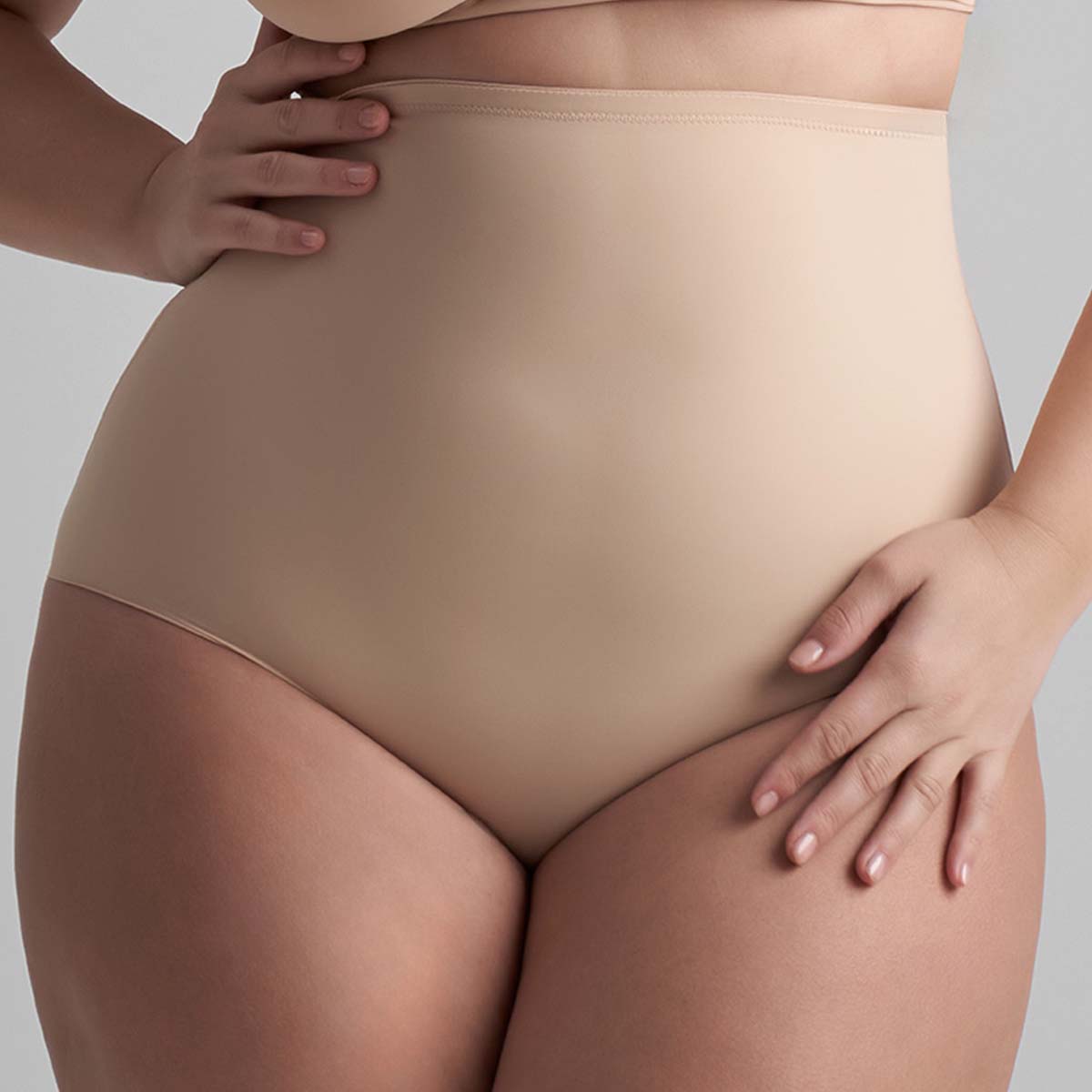 Bye Bra Sculpting High Waist maxi trusse, beige - SCPHWB - Beige - Beige