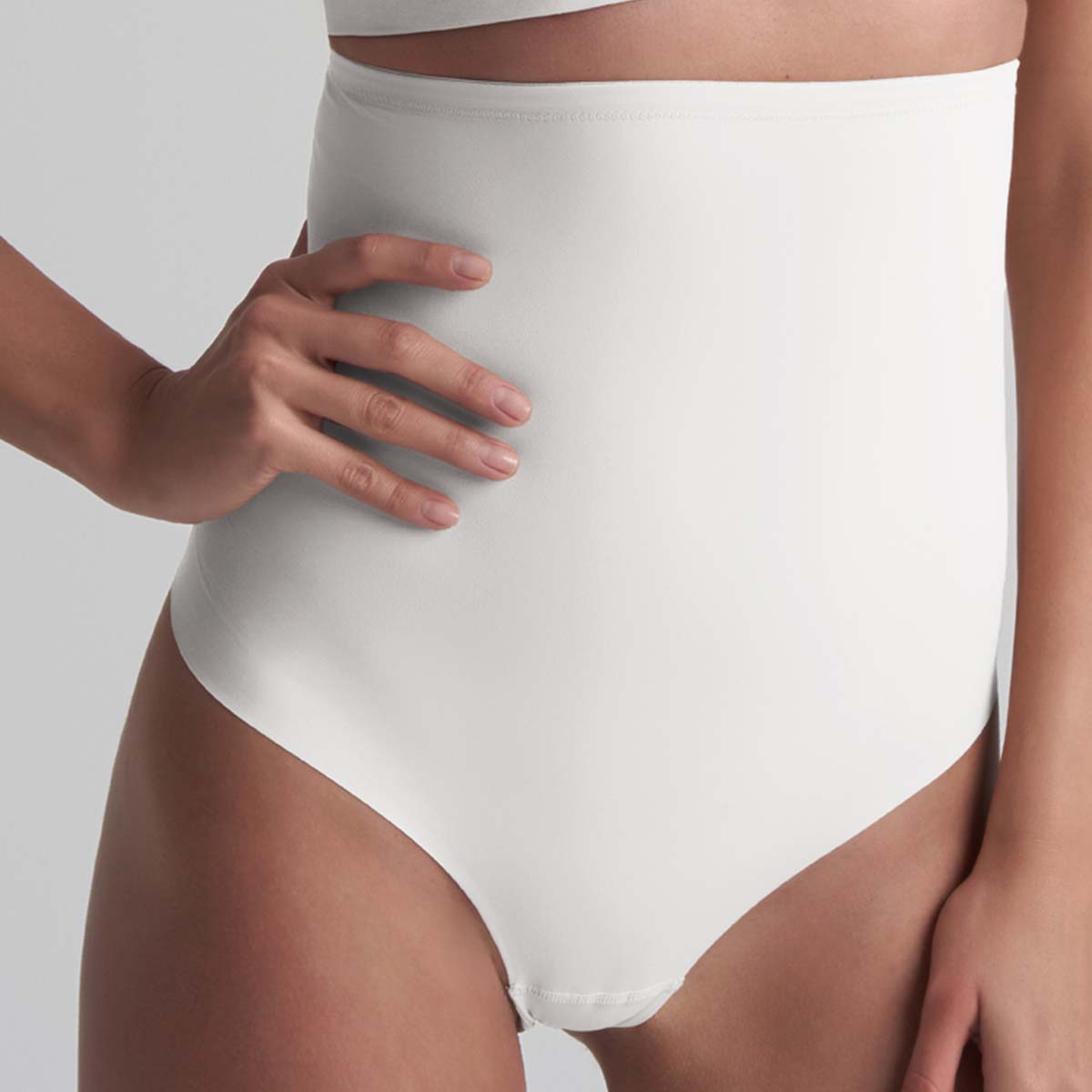 Bye Bra Sculpting High Waist g-streng, natural - SCPHWT - Ivory - Ivory