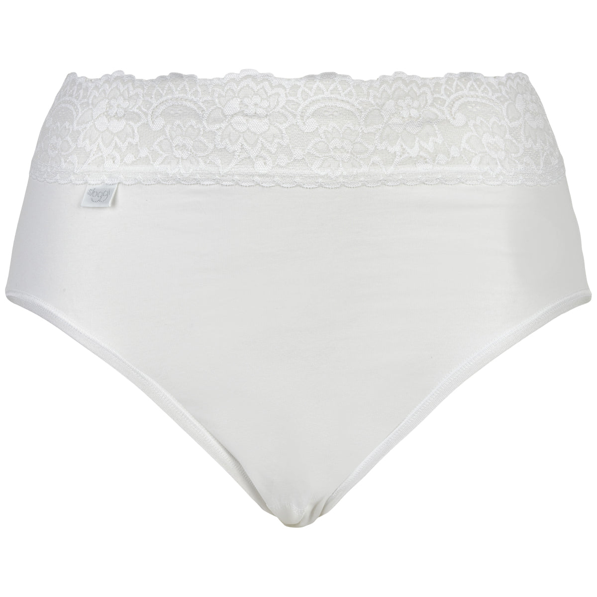 Sloggi Romance midi trusse, hvid - 10031896 - 0003 - White