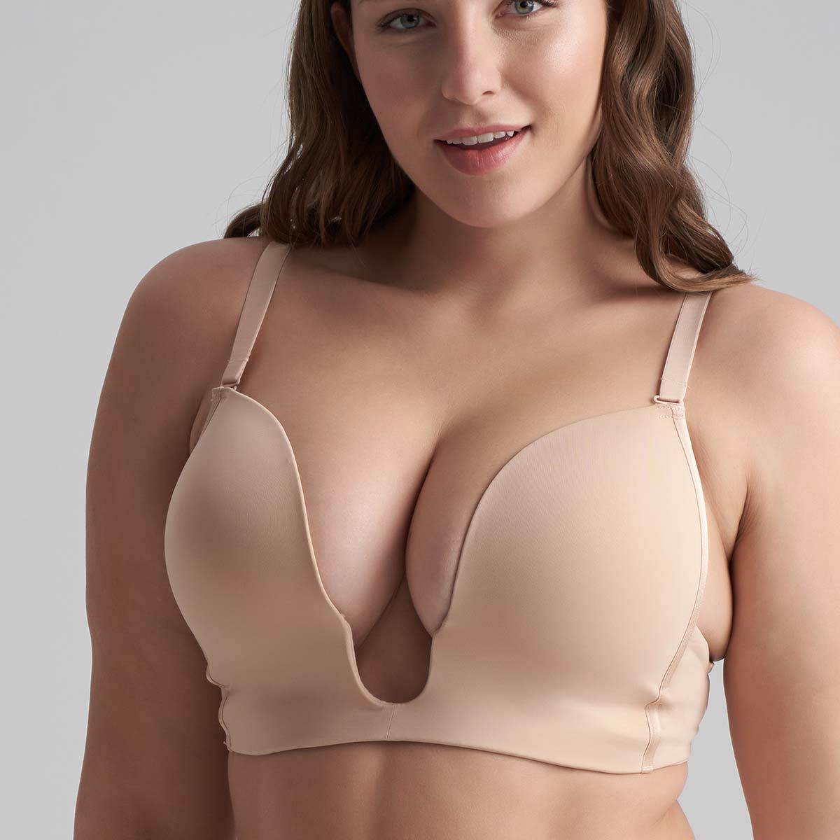 Bye Bra Ultra plunge BH, beige - ULPBRA - Beige - Beige