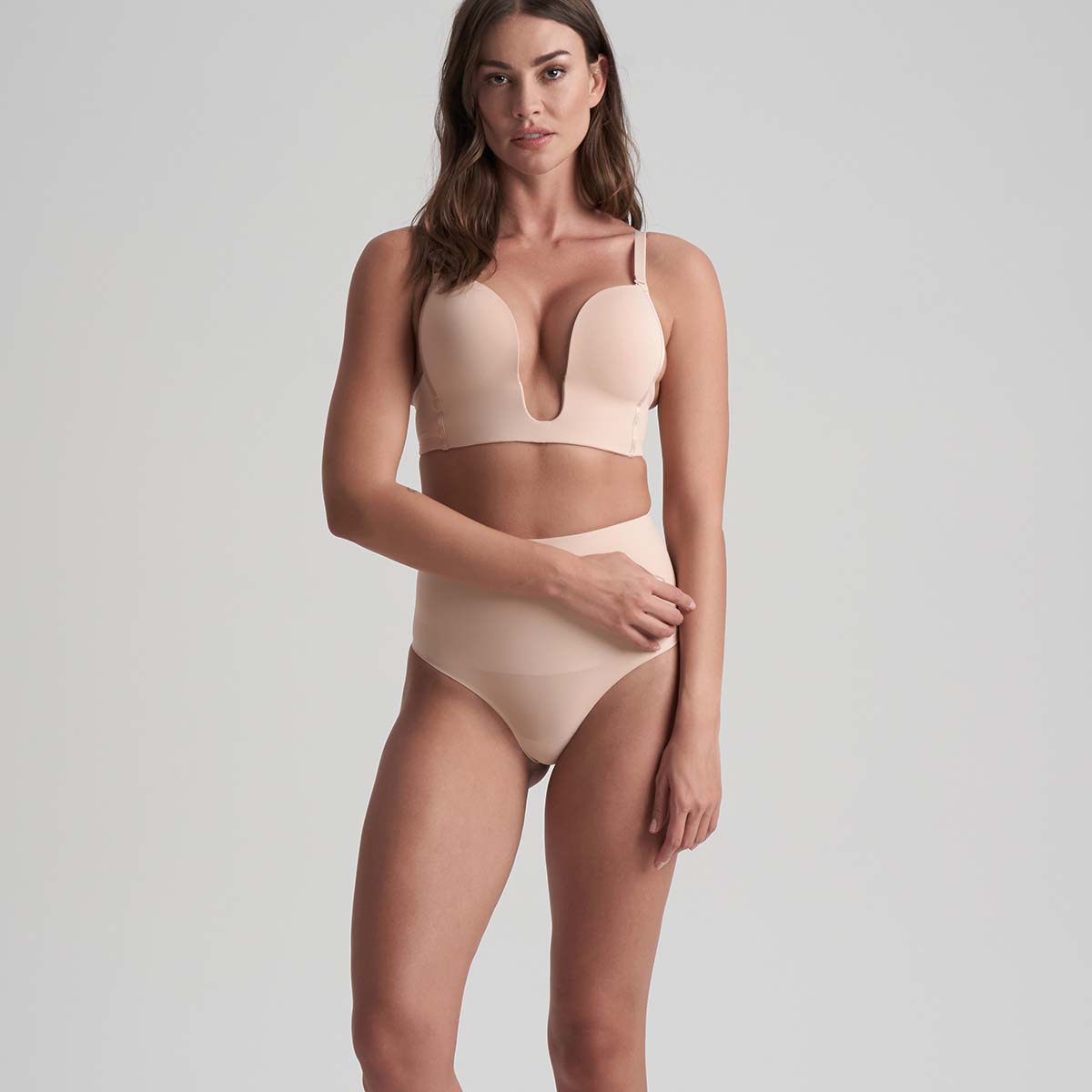 Bye Bra Ultra plunge BH, beige - ULPBRA - Beige - Beige