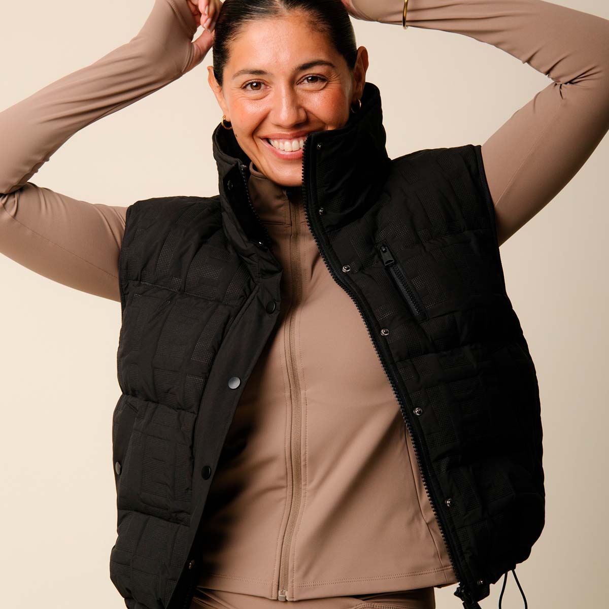 Copenhagen Cartel x Align by Blume vest, sort - 163214 - NERO - Nero