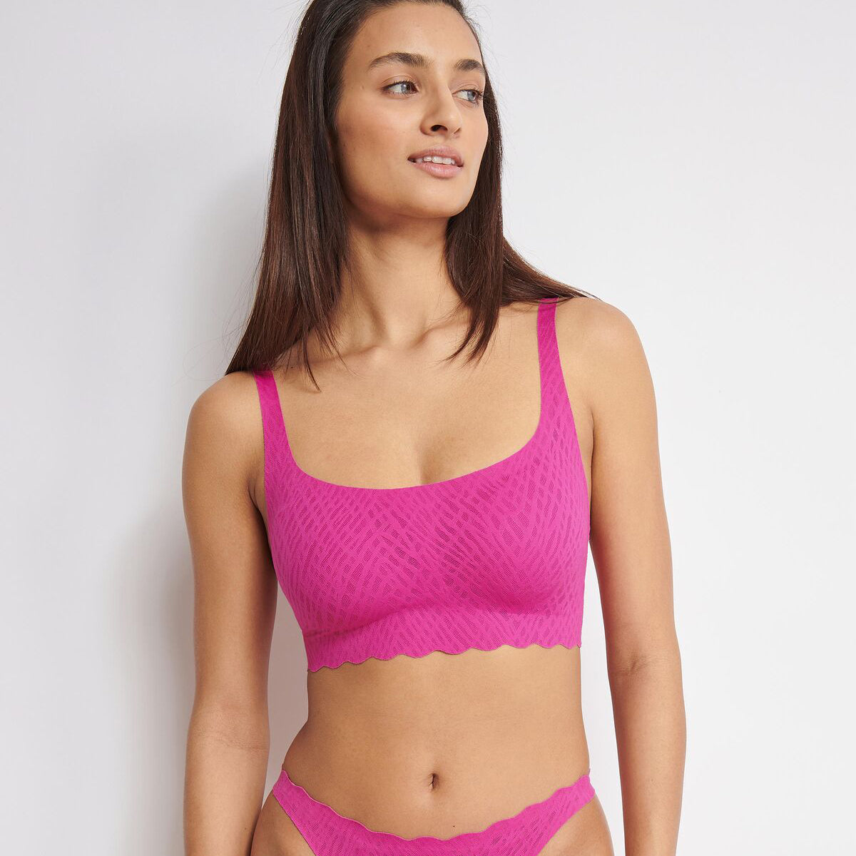 Sloggi Zero Feel Bliss BH top, lyserød - 10219678 - 1590 - Plum Fusion