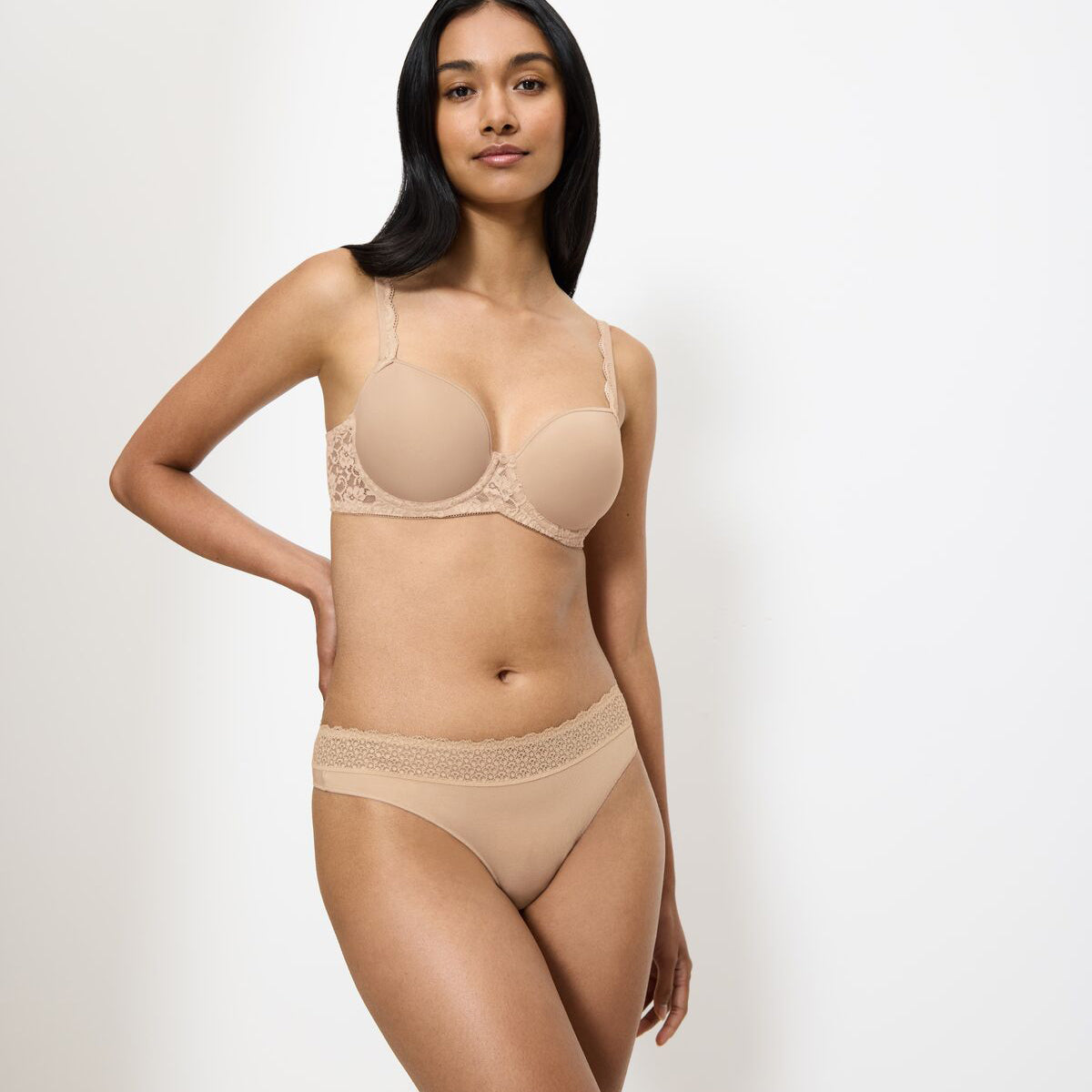 Triumph Feel Of Modal g-streng, beige - 10219764 - 0026 - Skin