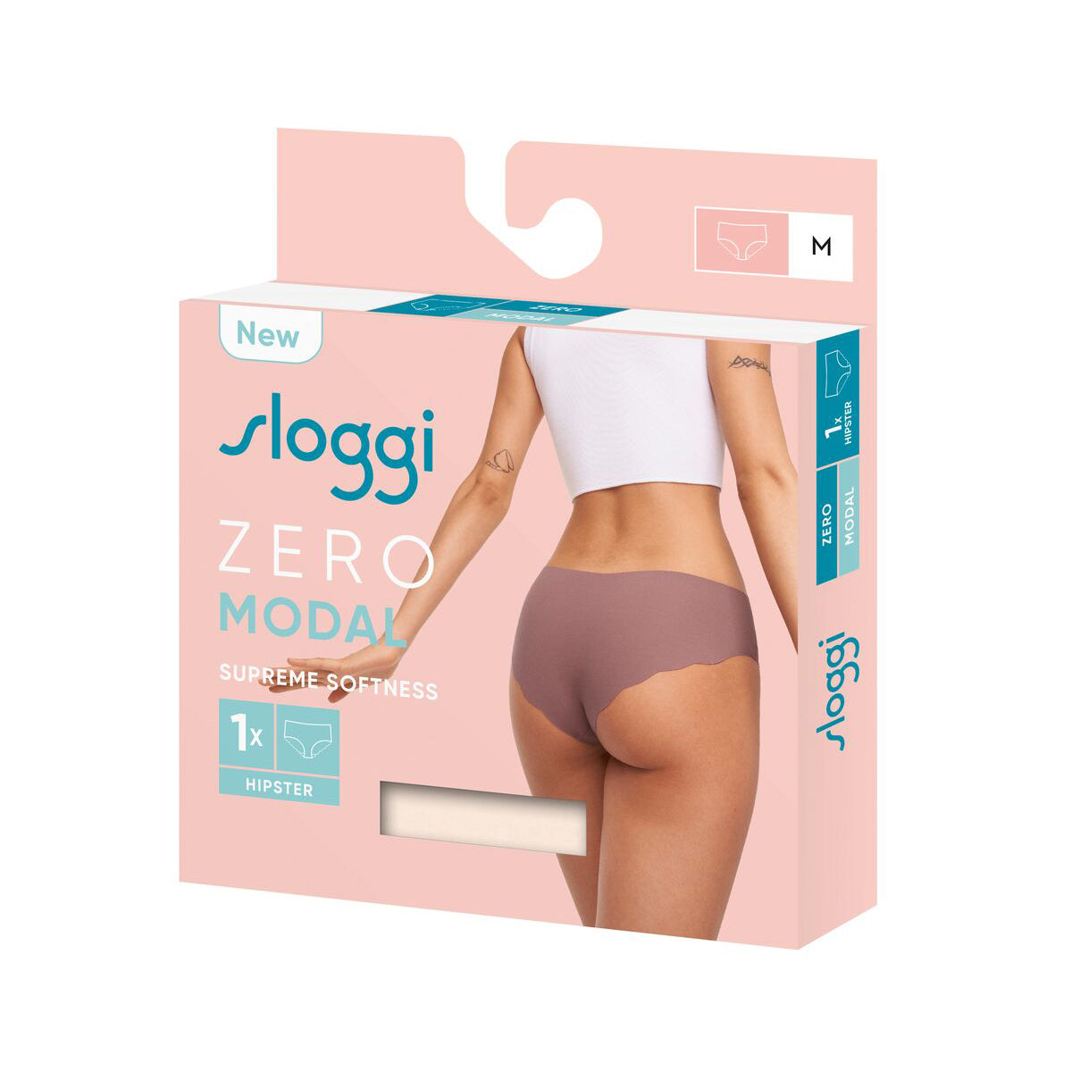 Sloggi Zero Modal 2.0 hipster trusse, natural - 10214667 - 6308 - Angora