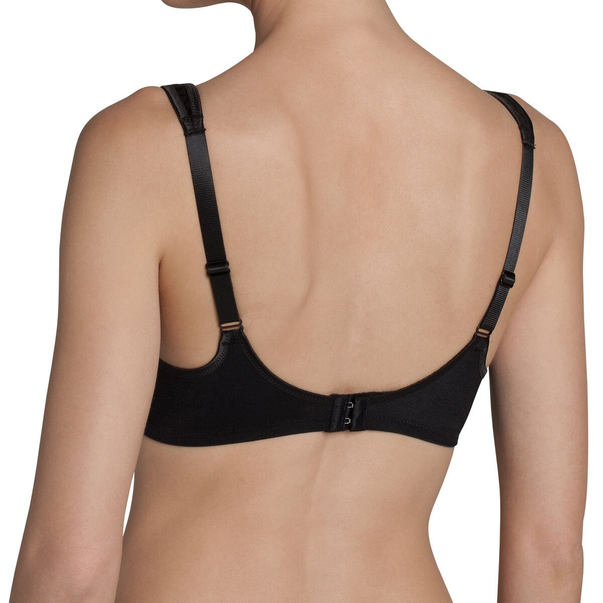 Triumph Elegant Cotton N BH uden bøjle, sort - 10100175 - 0004 - Black