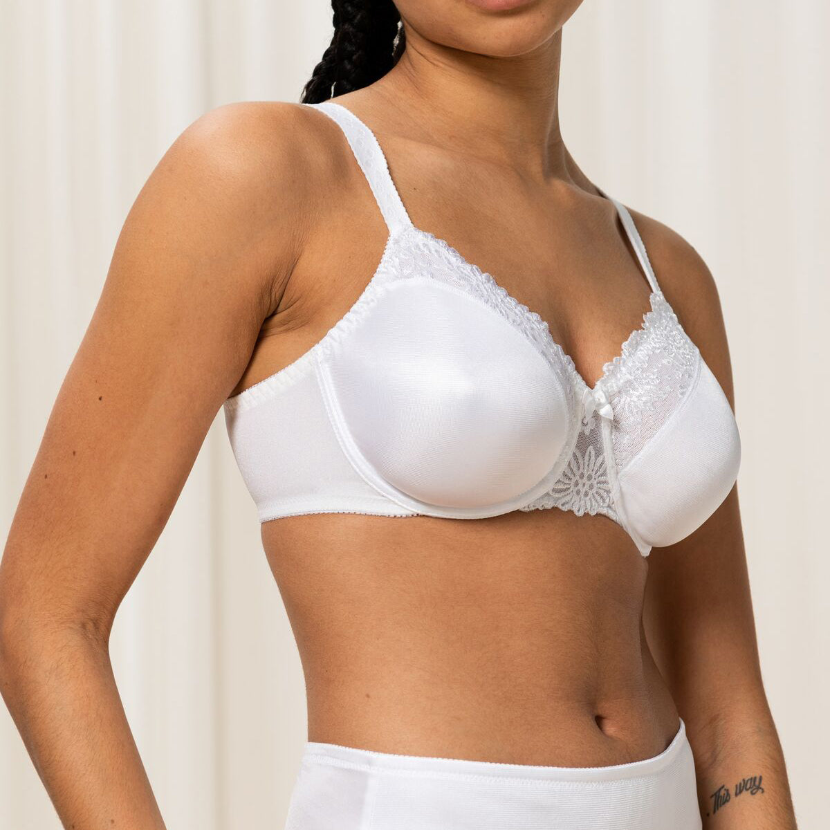 Triumph Ladyform Soft W BH med bøjle, hvid - 10166306 - 0003 - White