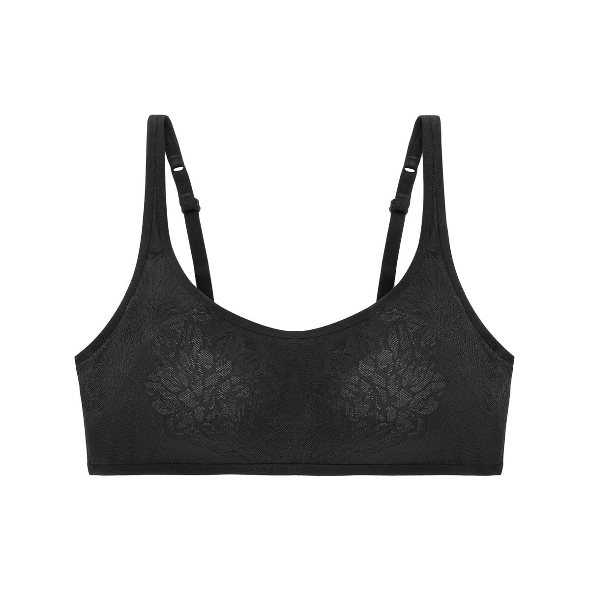 Triumph Fit Smart P BH uden bøjle, sort - 10202460 - 0004 - Black
