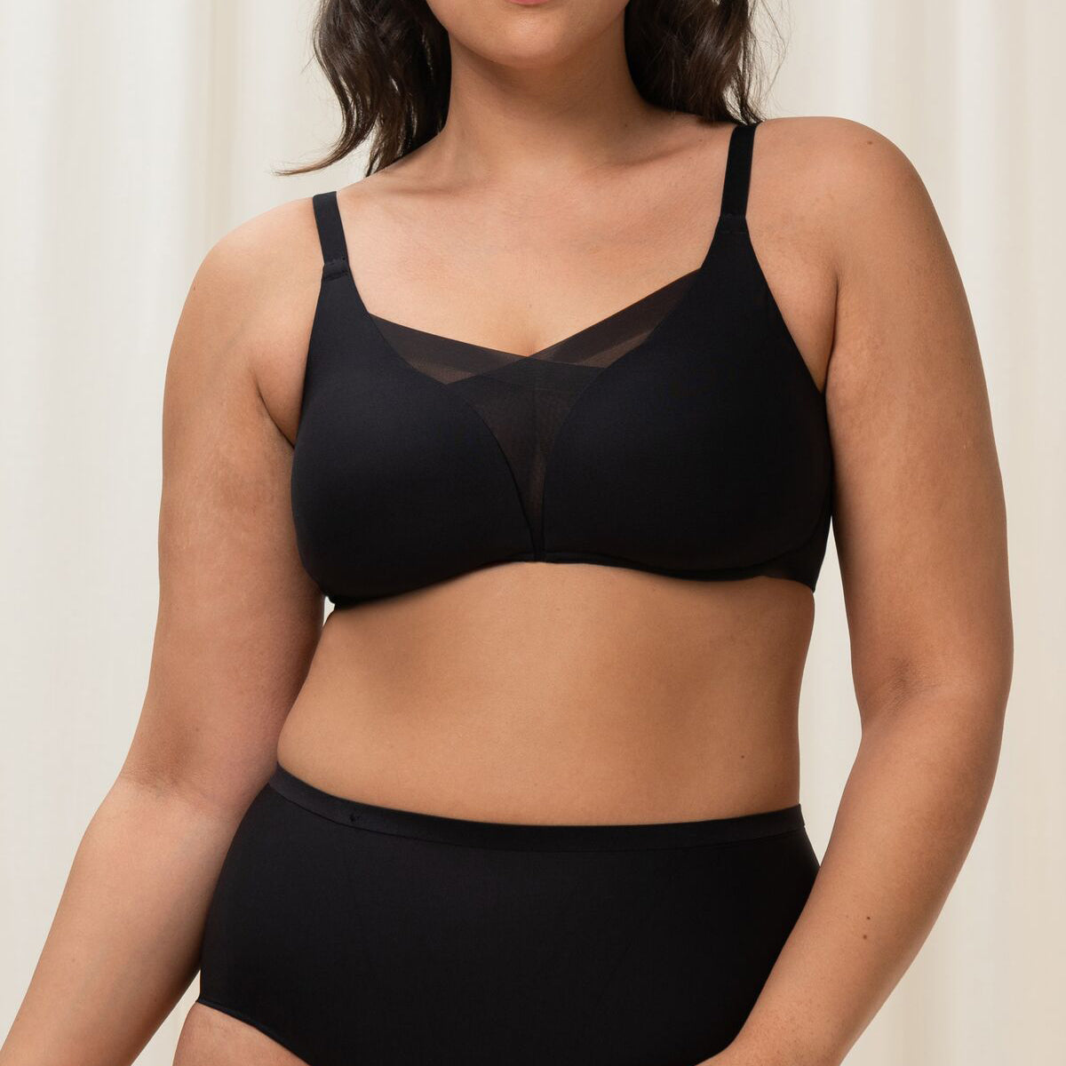 Triumph Shape Smart BH uden bøjle, sort - 10209594 - 0004 - Black