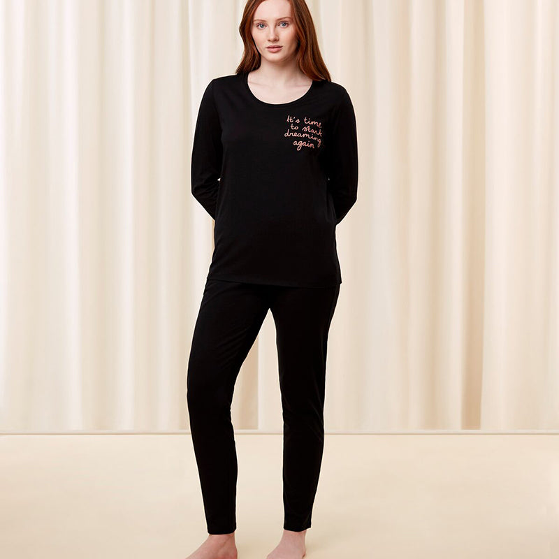 Triumph pyjamas, sort - 10216533 - 0004 - Black