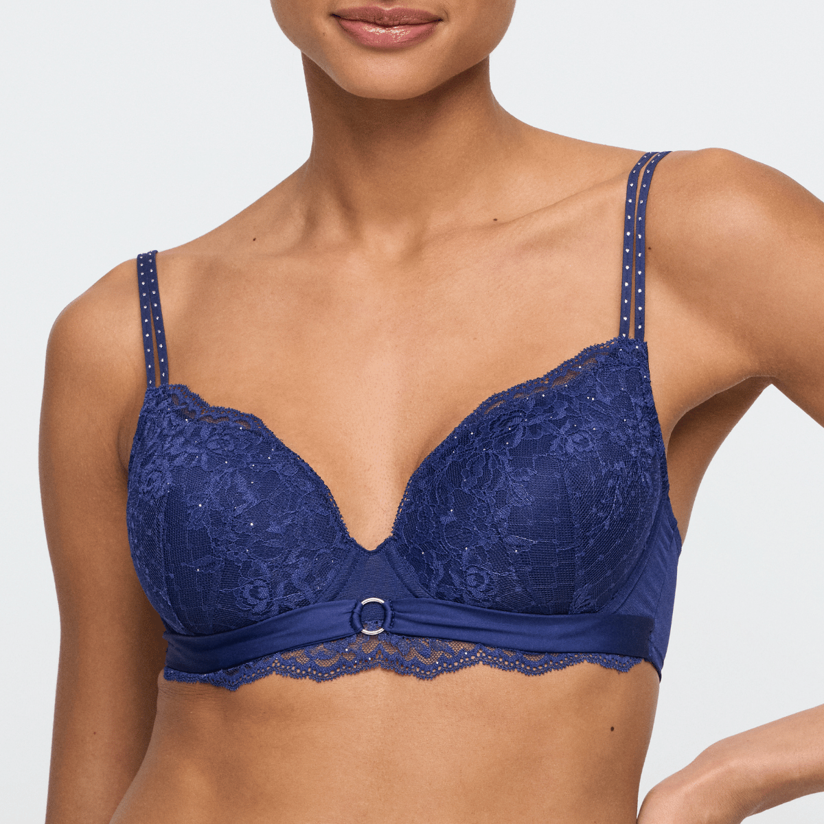 Marie Jo Musea BH med bøjle, blå - 0102976 - SAF - Sapphire Blue