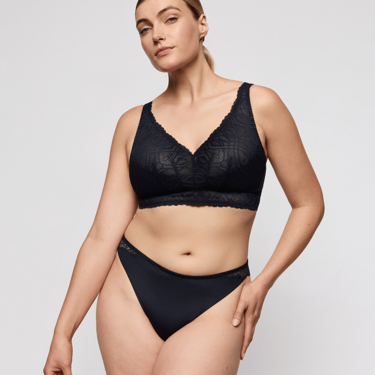 PrimaDonna Salerno bralette BH, blå - 0163536 - MID - Midnight Blue