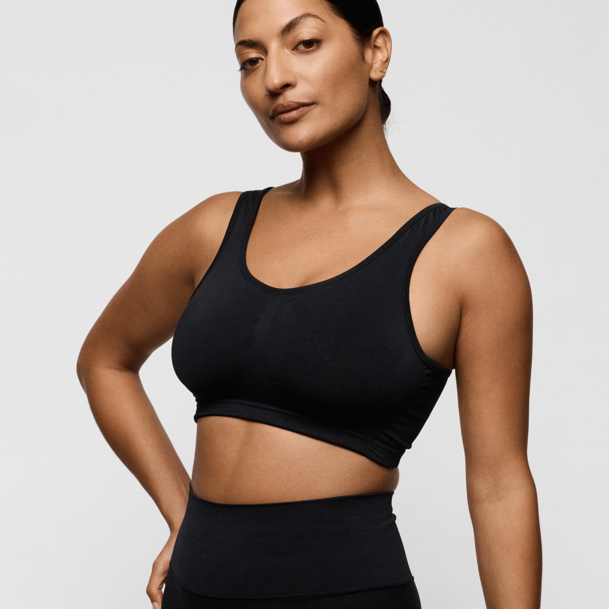 PrimaDonna Nudda bralette BH, sort - 0163610 - ZWA - Black