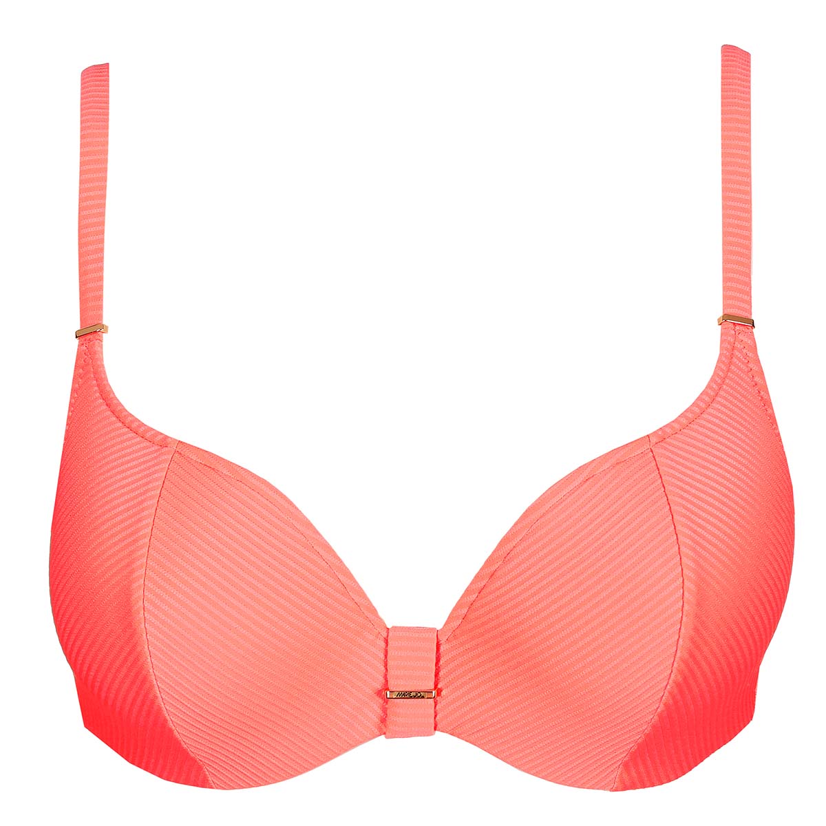 Marie Jo Cassie bikini top med bøjle, orange - 1008316 - NEF - Neon Fiesta