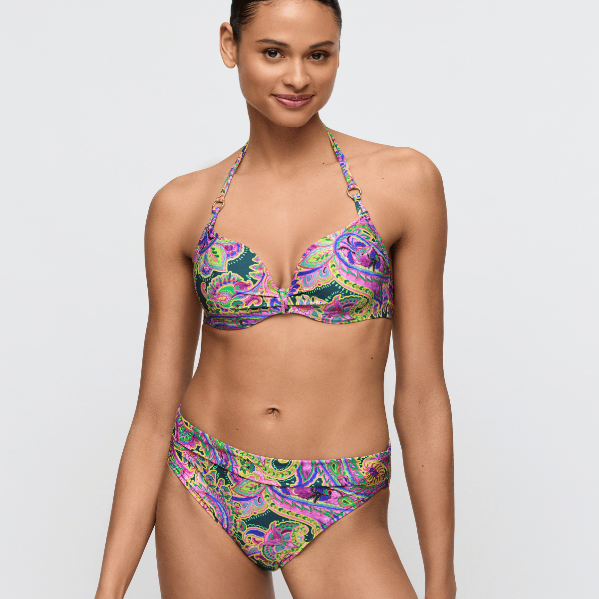 Marie Jo Jolise bikini top med bøjle, multi - 1008416 - TOP - Tropical Paisley