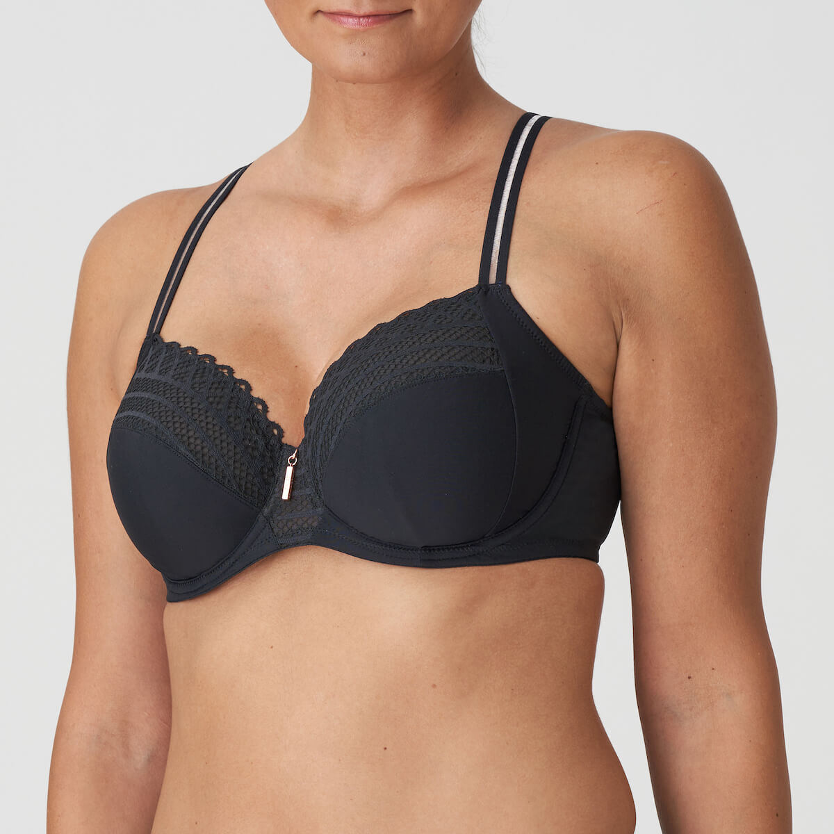 PrimaDonna Twist East End BH med bøjle, sort - 0141930 - CHB - Charcoal