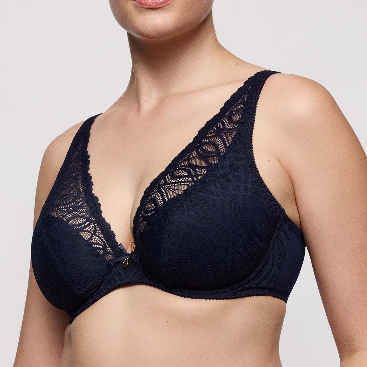 PrimaDonna Salerno plunge BH, blå - 0163532 - MID - Midnight Blue