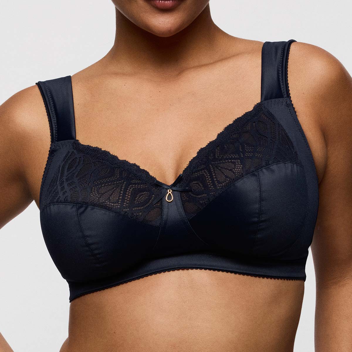 PrimaDonna Salerno BH uden bøjle, blå - 0163537 - MID - Midnight Blue