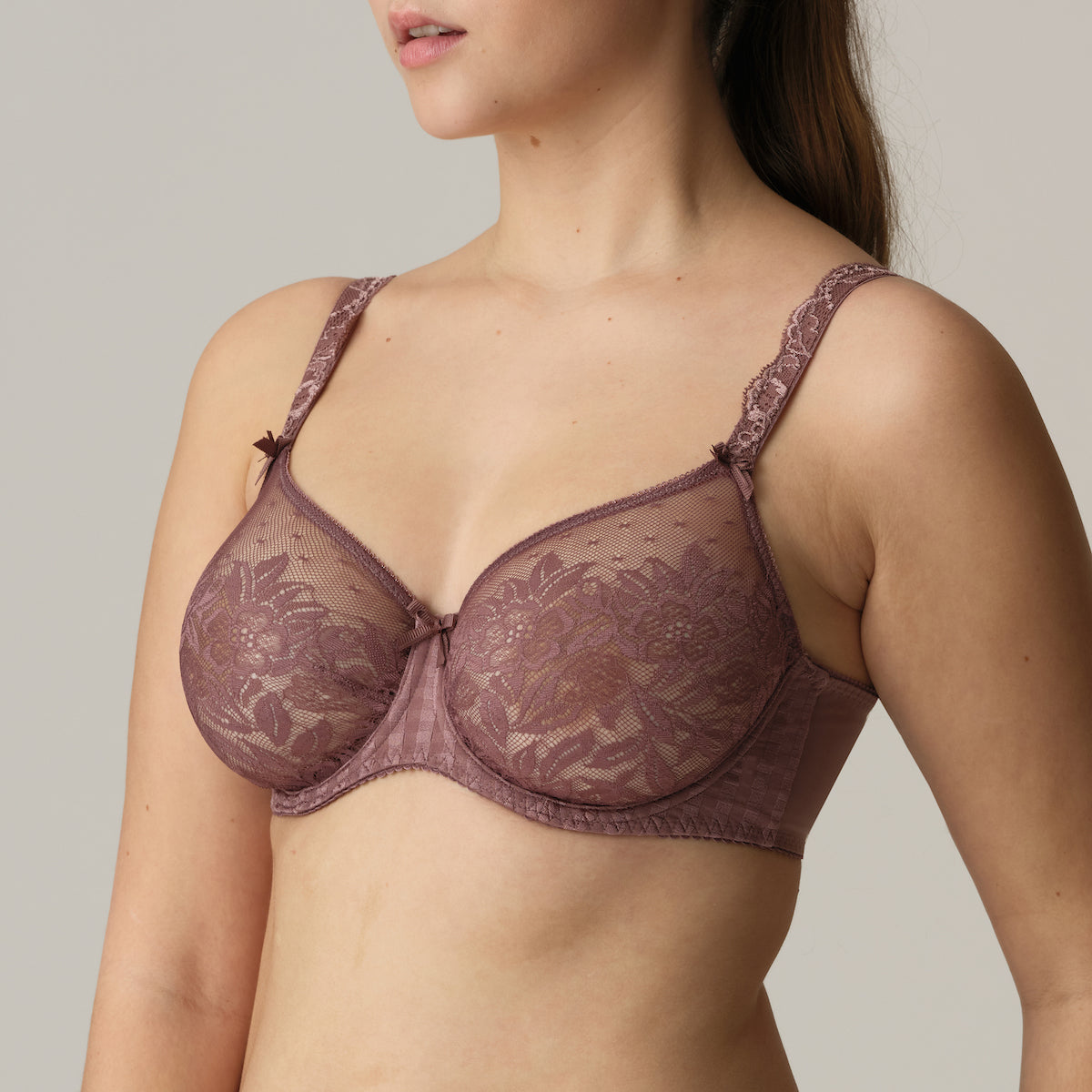 PrimaDonna Madison BH med bøjle, lilla - 0262127 - SAT - Satin Taupe