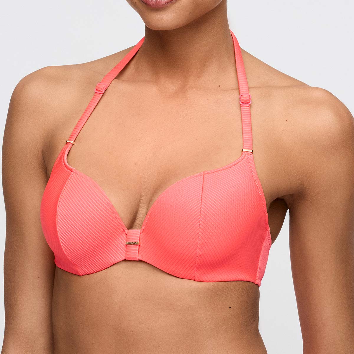 Marie Jo Cassie bikini top med bøjle, orange - 1008316 - NEF - Neon Fiesta