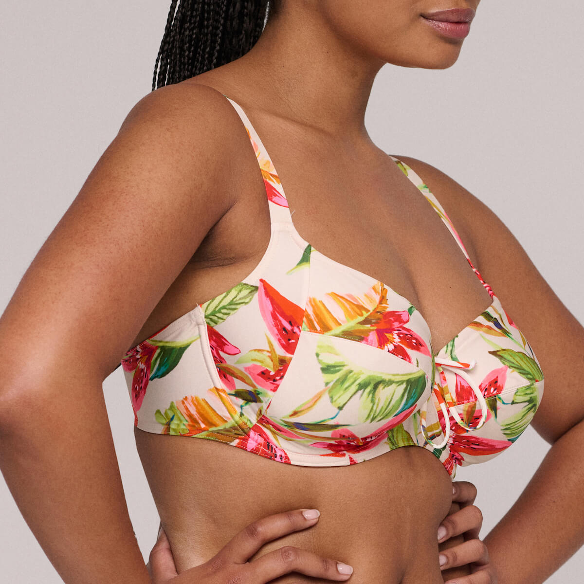 PrimaDonna Tanzania bikini top med bøjle, multi - 4012710 - CTR - Calm Tropics