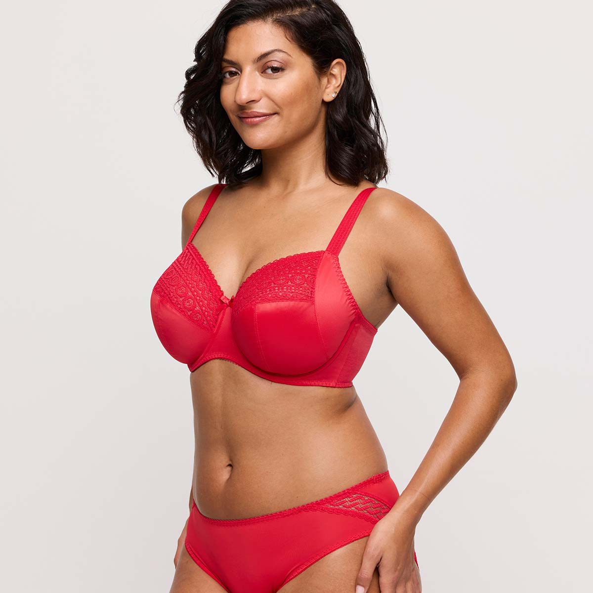 PrimaDonna Montara BH med bøjle, rød - 0163380-85 - TRR - True Red