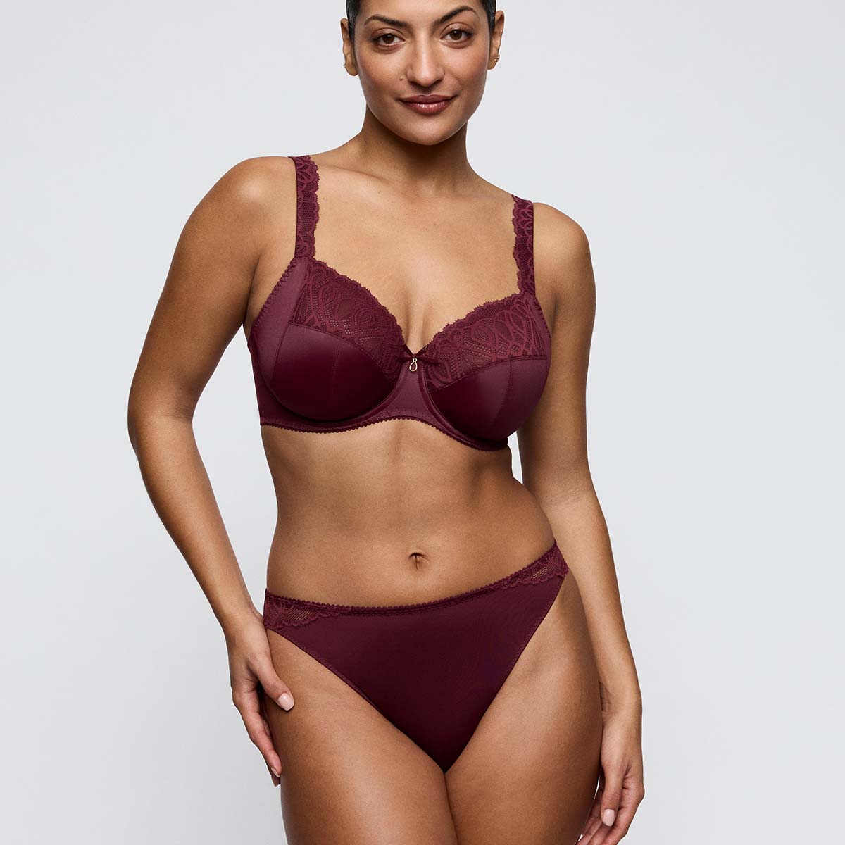 PrimaDonna Salerno full-cup BH, bordeaux - 0163530-35 - EVR - Evening Red
