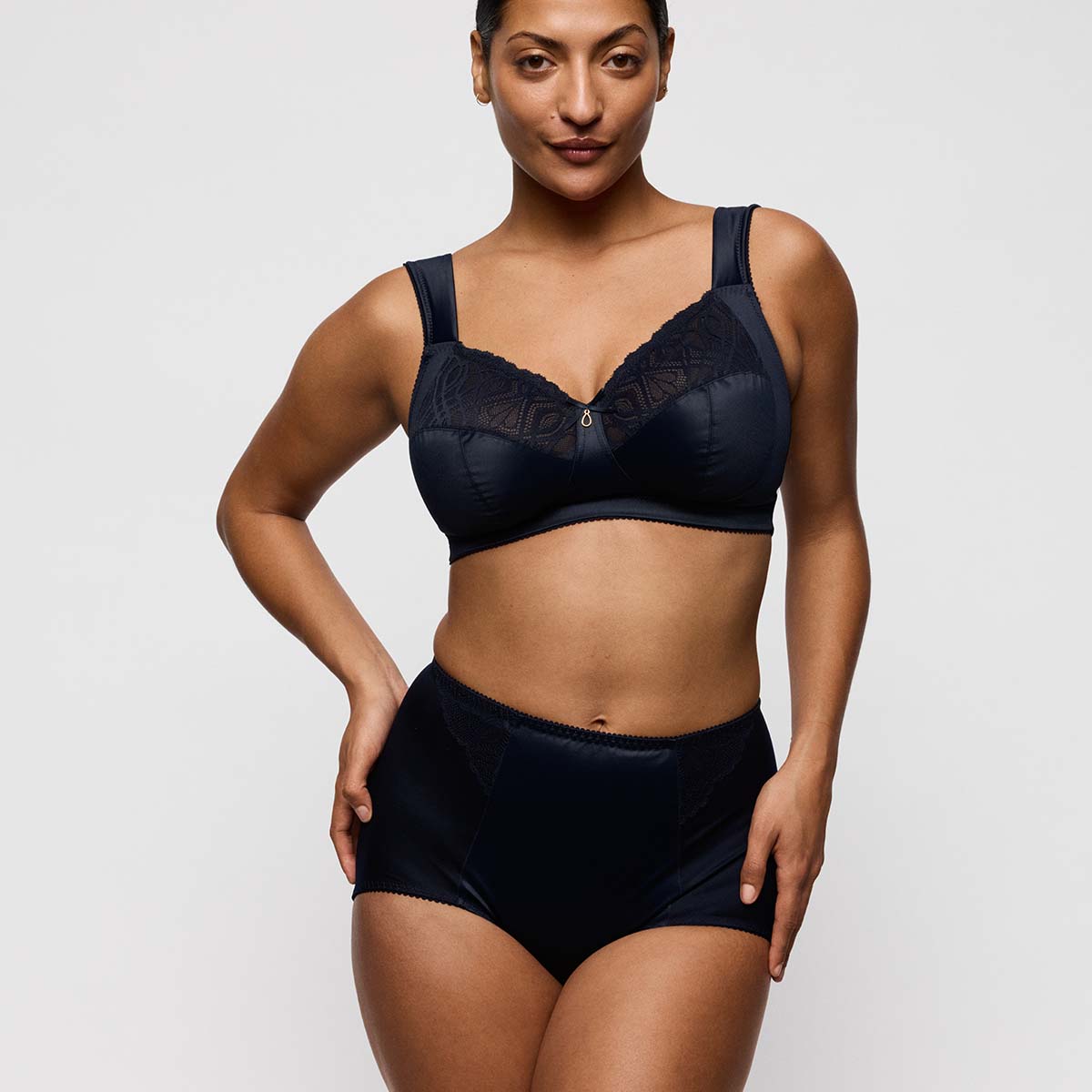 PrimaDonna Salerno BH uden bøjle, blå - 0163537 - MID - Midnight Blue