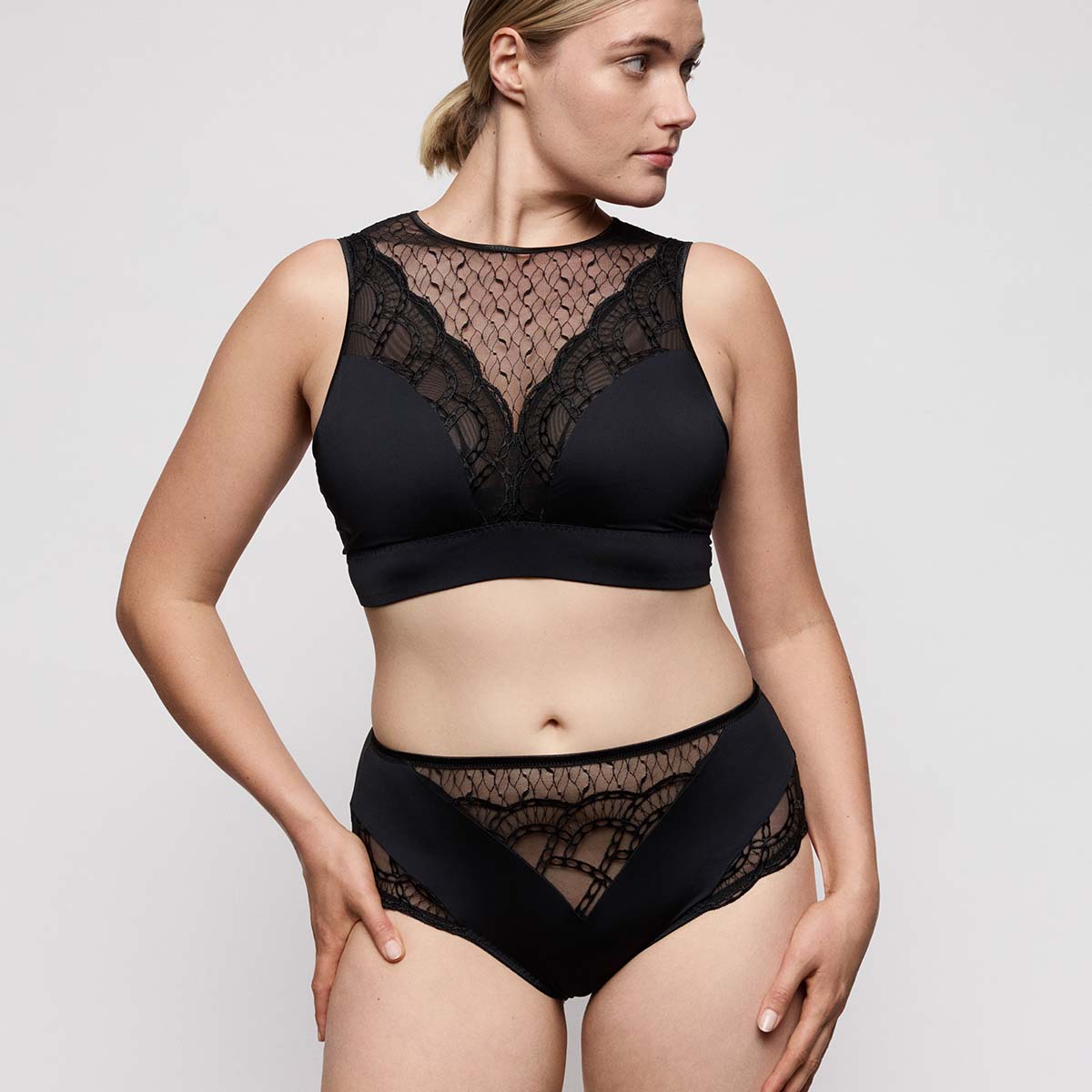 PrimaDonna Naica bralette BH, sort - 0163596 - ZWA - Black