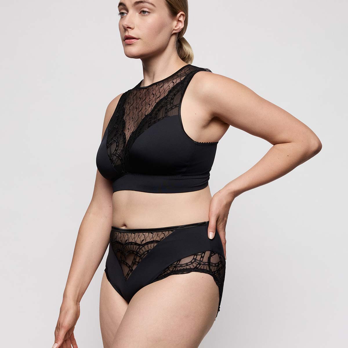 PrimaDonna Naica bralette BH, sort - 0163596 - ZWA - Black