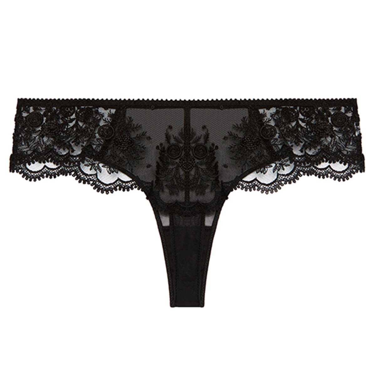 Simone Pérèle Intrigue tanga trusse, sort - 1E2710 - 015 - Black